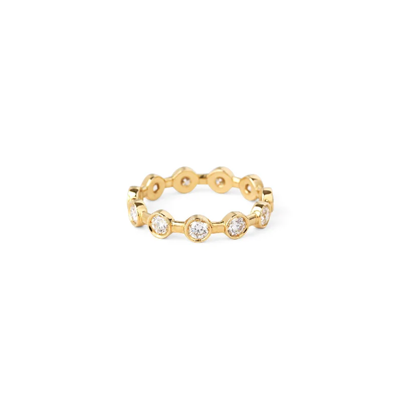 On the rocks 18K Gold Ring w. Diamonds