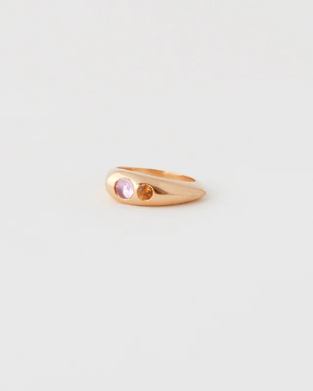 METEOR RING | PINK SAPPHIRE