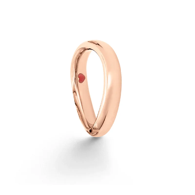 Love 7 18K Polished Rosegold Ring