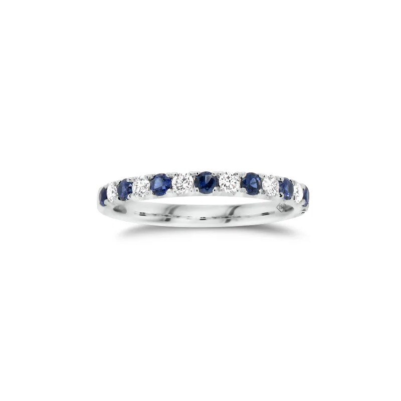 Sapphire & Diamond Band