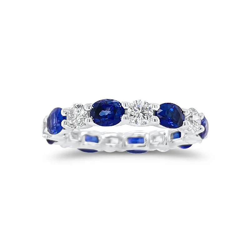 Sapphire & Diamond Eternity Ring