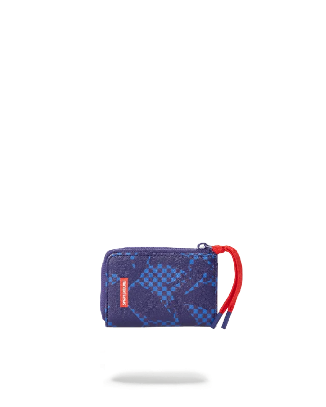 Sprayground Wallet CAMO BLUE SHARK PATTERN WALLET Purple Stylish And Functional Bags Now At Reduced Rates