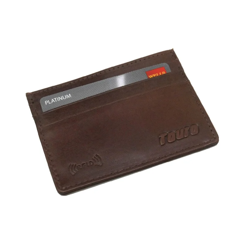 Touro Signature Leather Wallets Veg Tanned Slim Card Best Bag Sale Of The Season