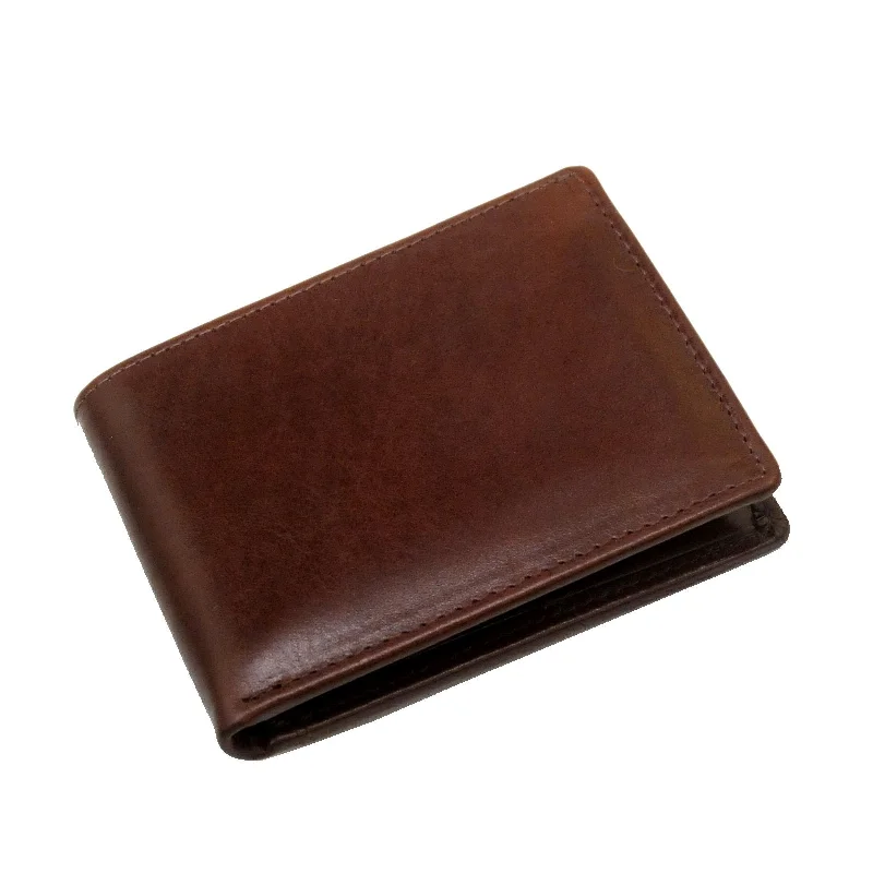Touro Signature Leather Wallets Veg Tanned Slim ID Wallet Elegant Bags, Limited Stock