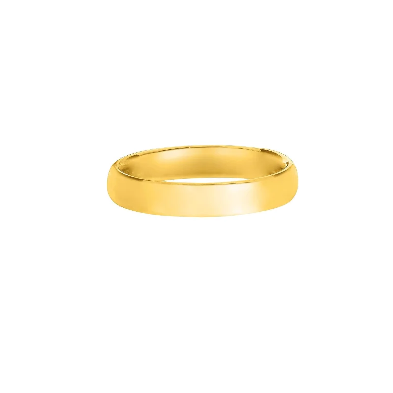 14kt Yellow Gold 3.0mm Shiny Comfort Fit Wedding Band