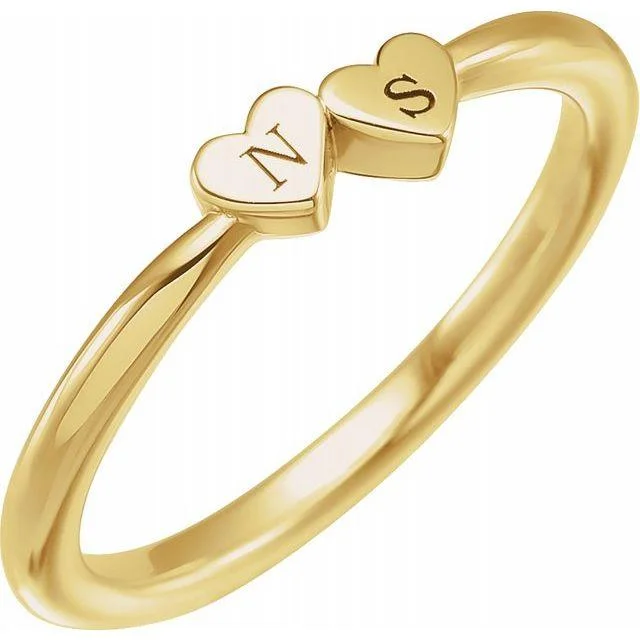 JDSP57702 - ENGRAVABLE HEART RING