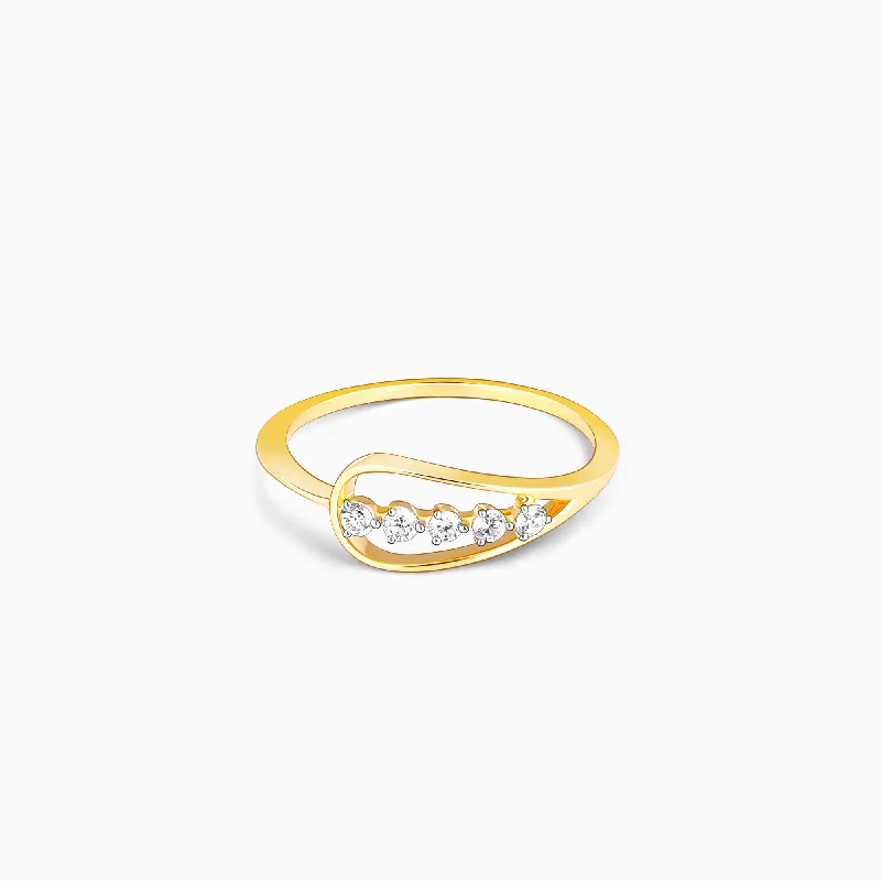 Gold Love for Sparkles Diamond Ring