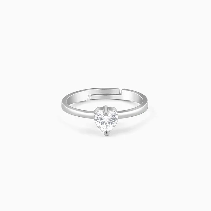 Silver Passionate Love Ring