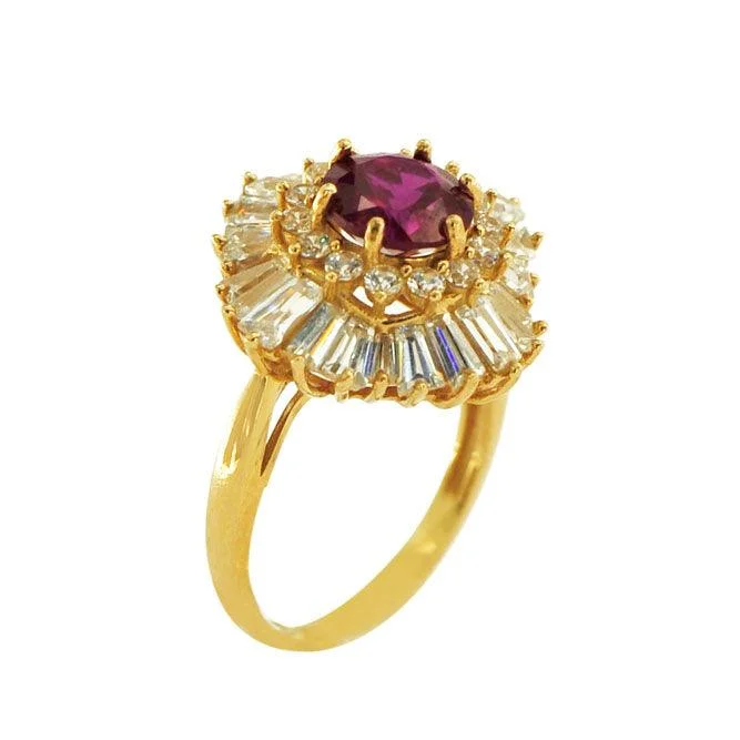 TVJ1913 - Gemstone Gold Ring