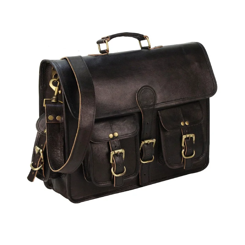 18 INCH Leather Briefcase Laptop Messenger bag best computer satchel Handmade Bags for men and women Statement Bags With Exclusive Savings 18 INCH Leather Briefcase Laptop Messenger bag best computer satchel Handmade Bags for men and women Statement Bags With Exclusive Savings