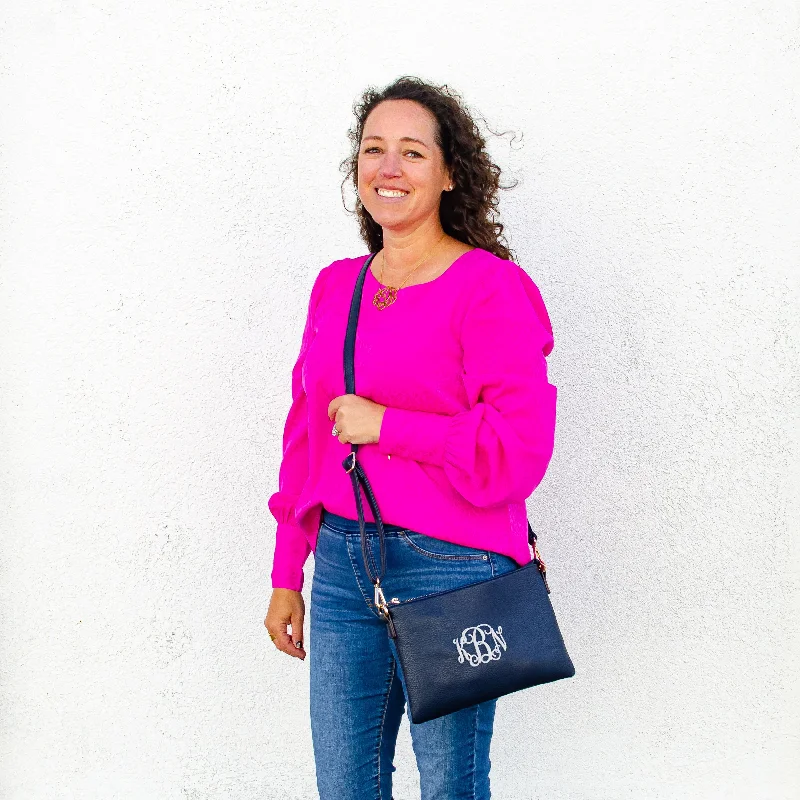 Crossbody Zipper Purse with Wristlet Strap - 4 Colors Don't Miss Out – Shop Fashionable Bags At Special Rates