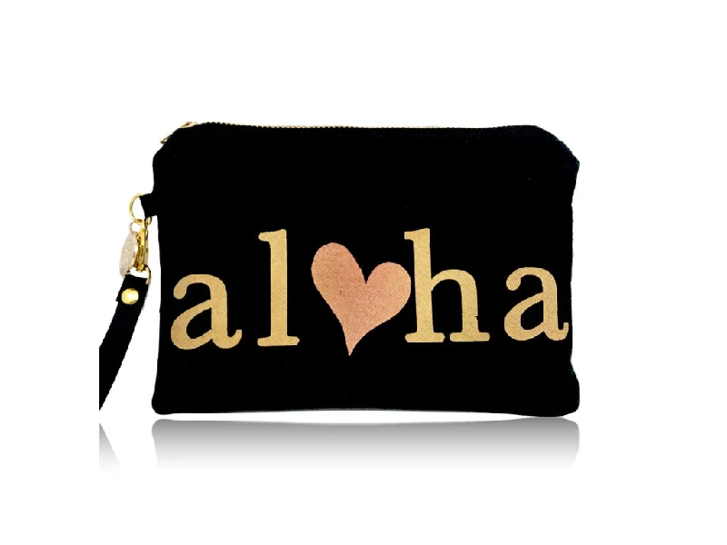 Aloha Heart -Wristlet Grab Your Favorite Handbags For Less