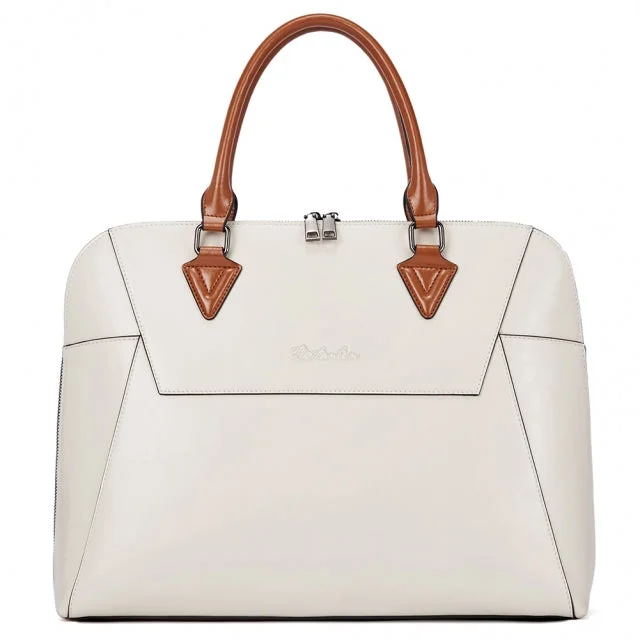 BOSTANTEN Briefcase for Women Leather 15.6 inch Laptop Shoulder Bags Office Work Crossbody Handbag Flash Sale On Designer Bags