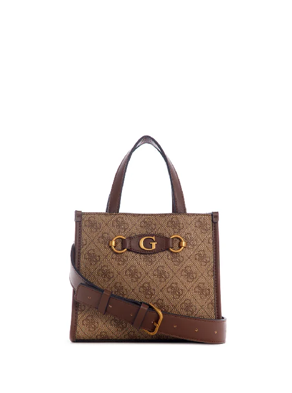 Brown Logo Izzy Mini Tote Bag Timeless Handbags Now At Special Discounts
