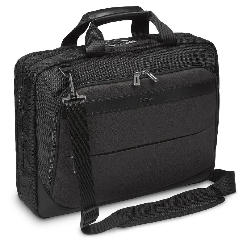 CitySmart 14,15,15.6" High Capacity Topload Laptop Case - Black/Grey Chic Shoulder Bags At Promotional Rates