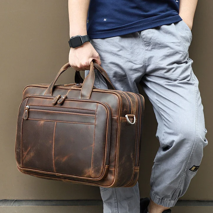 Handmade Grain Leather Messenger Bag, Briefcase for Men, Leather Laptop Bag, Leather Business Bag Elegant Bags, Limited Stock Available Handmade Grain Leather Messenger Bag, Briefcase for Men, Leather Laptop Bag, Leather Business Bag Elegant Bags, Limited Stock Available
