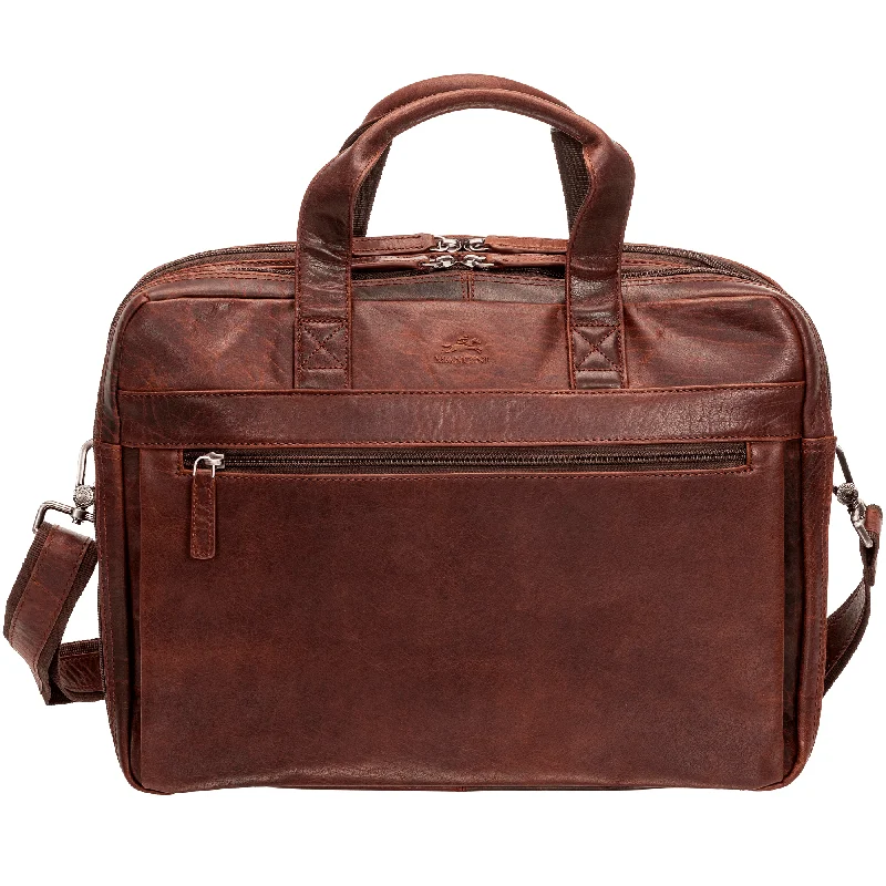 Mancini Leather Buffalo Double Compartment Briefcase for Laptop and Tablet Iconic Handbags At Budget-Friendly Prices Mancini Leather Buffalo Double Compartment Briefcase for Laptop and Tablet Iconic Handbags At Budget-Friendly Prices