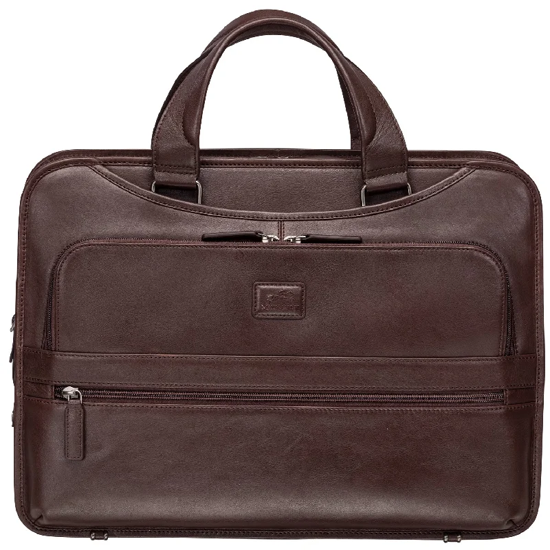 Mancini Leather Milan Triple Compartment Briefcase for 15.6” Laptop / Tablet Best Deals On Premium Handbags Mancini Leather Milan Triple Compartment Briefcase for 15.6” Laptop / Tablet Best Deals On Premium Handbags