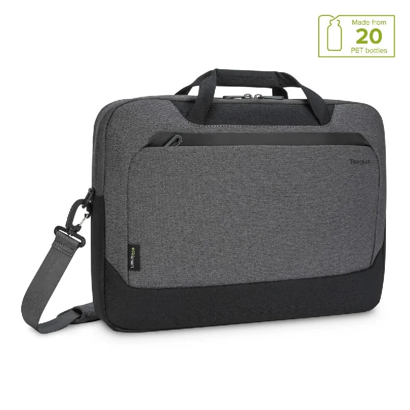 Cypress 15.6” Briefcase with EcoSmart® - Grey Premium Bags At Special Prices