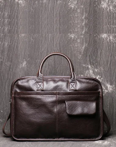 Dark Brown Leather Mens 15 inches Large Laptop Work Bag Handbag Briefcase Shoulder Bags Business Bags For Men Stylish Totes With Special Discounts Dark Brown Leather Mens 15 inches Large Laptop Work Bag Handbag Briefcase Shoulder Bags Business Bags For Men Stylish Totes With Special Discounts