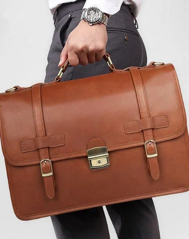 Top Brown Large Leather Mens Business 15 inches Laptop Work Briefcase Large Handbag Briefcase Business Bags For Men Statement Handbags At Unbeatable Discounts Top Brown Large Leather Mens Business 15 inches Laptop Work Briefcase Large Handbag Briefcase Business Bags For Men Statement Handbags At Unbeatable Discounts
