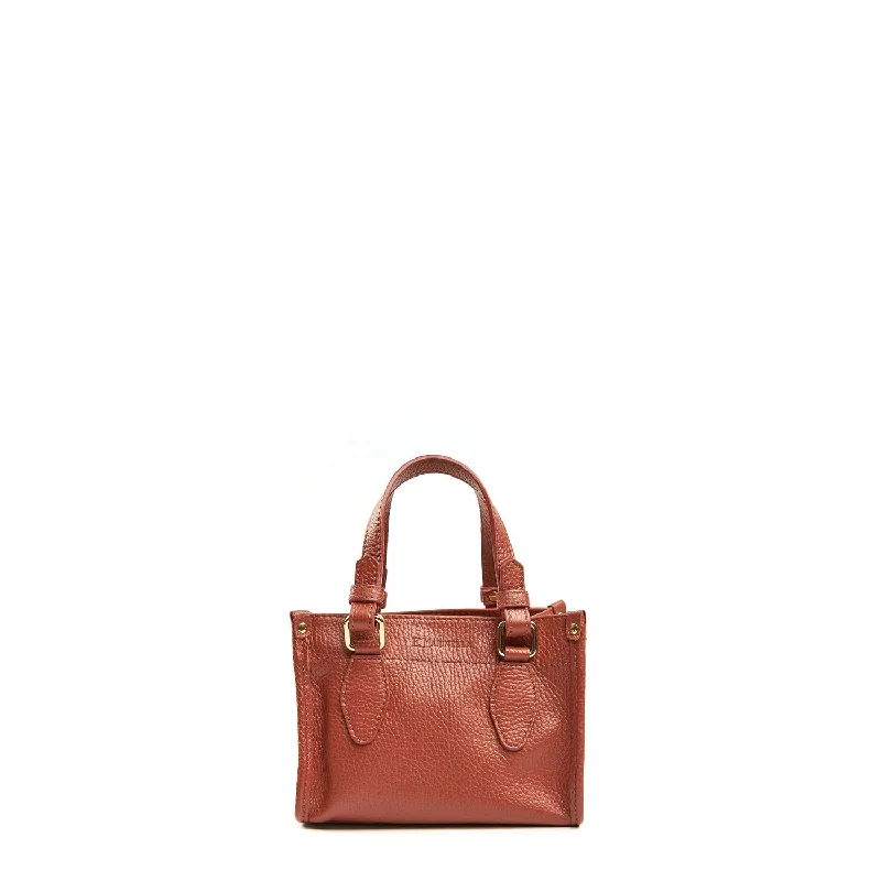 DARK BROWN MINI SHOPPING BAG Statement Bags With Exclusive Savings