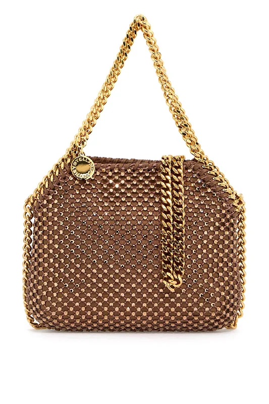 STELLA McCARTNEY falabella mini bag with mesh and crystals Iconic Fashion Bags At Unbeatable Savings