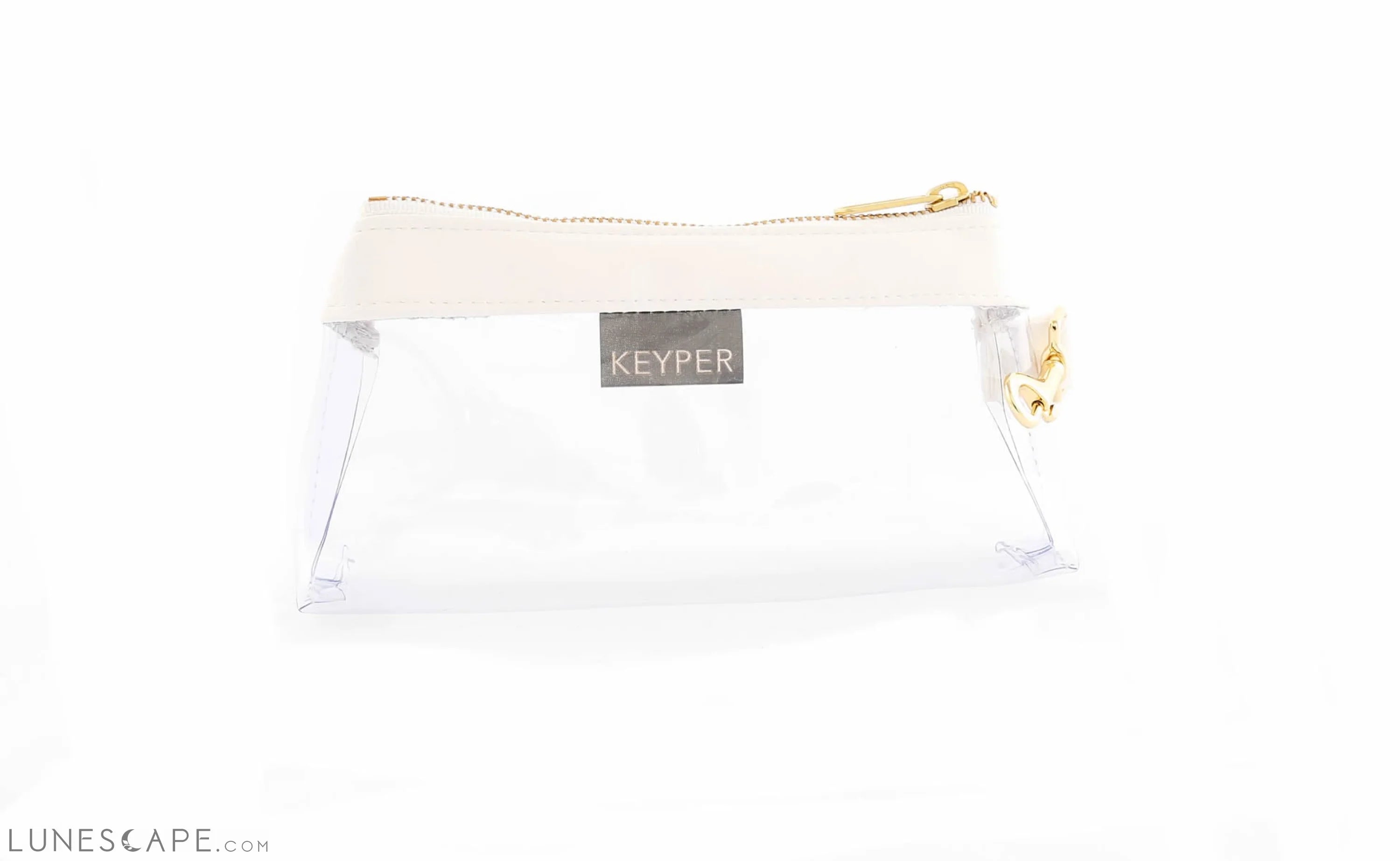 Frost White CLEAR Bag  - Vegan Leather Trim Fashionable Bags At Must-Have Prices