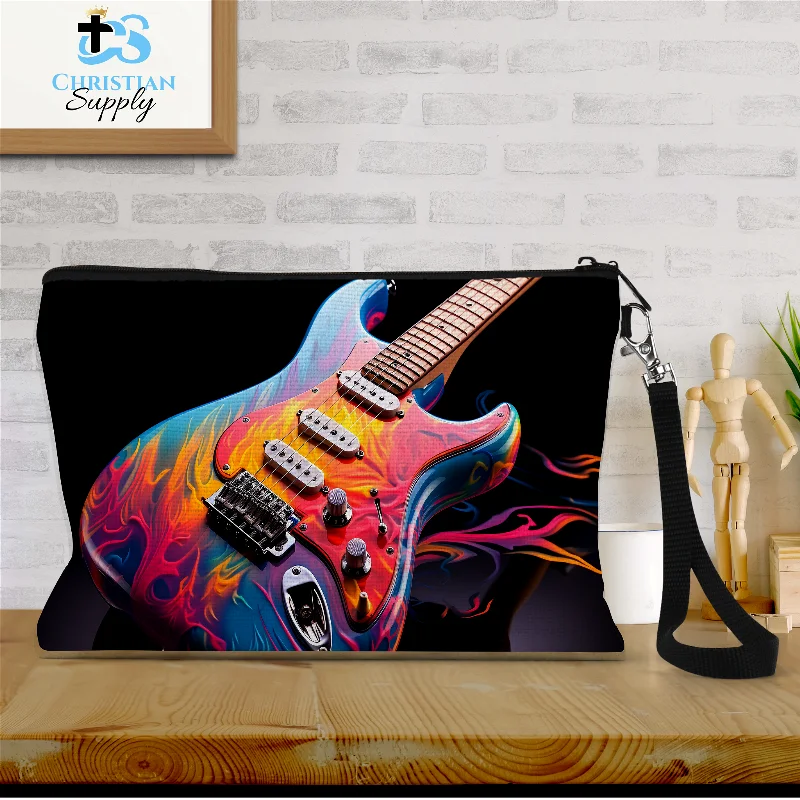 Guitar 2 Wristlet Trendy Handbags At Limited-Time Discounts