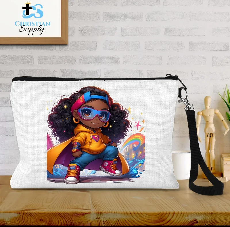 Kids Artist Christian Superhero Girl Wristlet The Ultimate Handbag Sale – Elegant Styles At Lower Prices