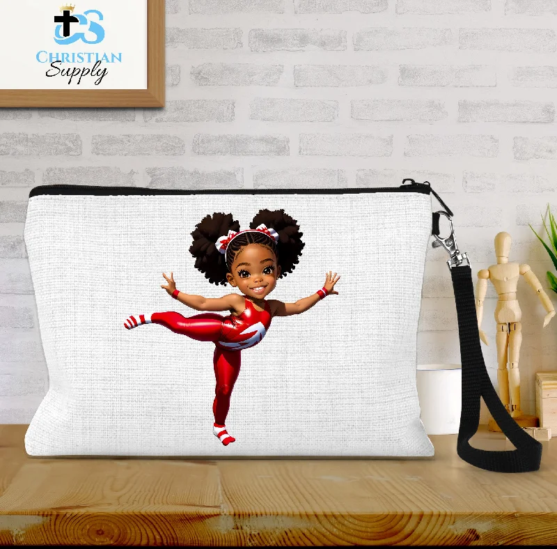 Kids Gymnastics Christian Red Outfit Wristlet The Bag Sale You've Been Waiting For Is Here