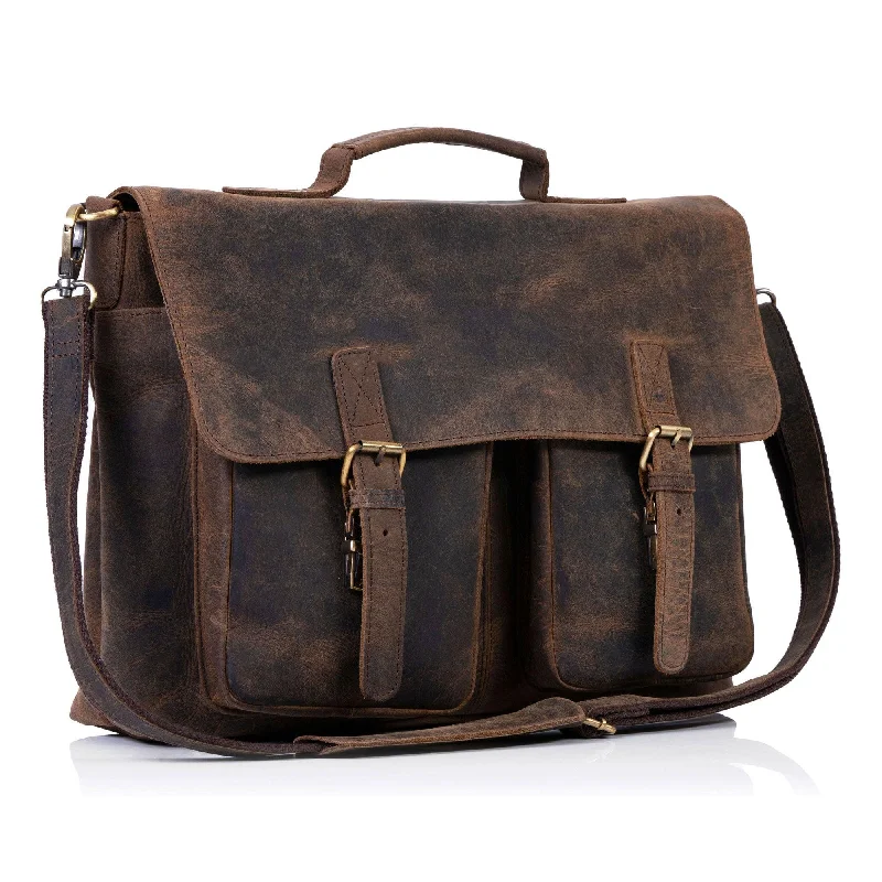 Leather Briefcase 16 Inch Laptop Messenger Bag Office Briefcase College Bag (Buffalo Distressed Tan) Shoulder Bags, Best Deals Today Leather Briefcase 16 Inch Laptop Messenger Bag Office Briefcase College Bag (Buffalo Distressed Tan) Shoulder Bags, Best Deals Today