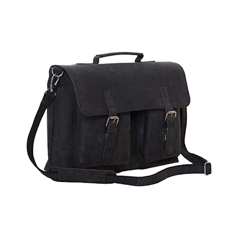 KomalC Leather Briefcase 16 Inch Laptop Messenger Bag Office Briefcase College Bag (Black) Everyday Elegance At Lower Prices KomalC Leather Briefcase 16 Inch Laptop Messenger Bag Office Briefcase College Bag (Black) Everyday Elegance At Lower Prices