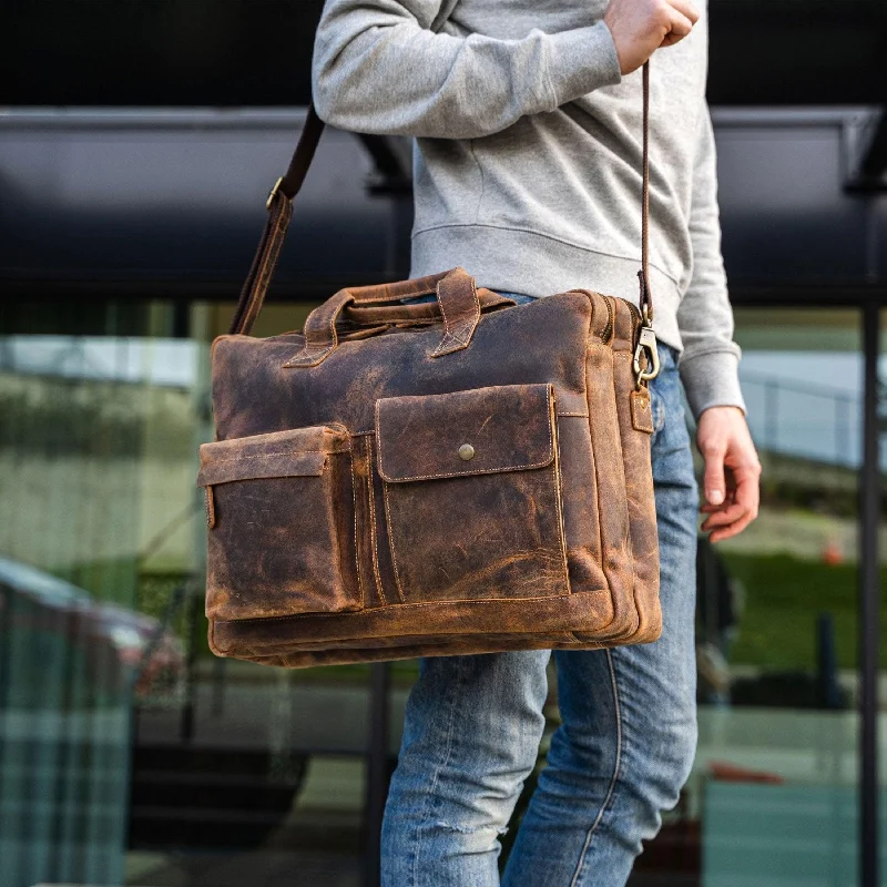 Leather briefcase 16 Inch Laptop Messenger Bags for Men and Women Best Office School College Briefcase Satchel Bag High-End Bags, Low-End Prices Leather briefcase 16 Inch Laptop Messenger Bags for Men and Women Best Office School College Briefcase Satchel Bag High-End Bags, Low-End Prices