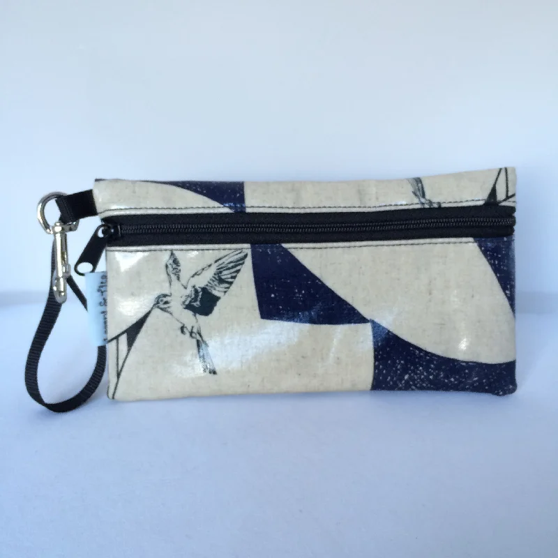 Large Wristlet in Bird on Cream Luxury Totes, Affordable Prices