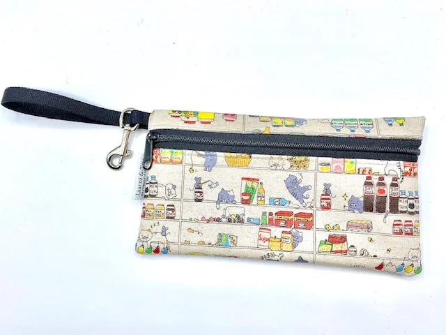 Large Wristlet in Cats in Cupboards Luxury Totes At The Lowest Prices Of The Season