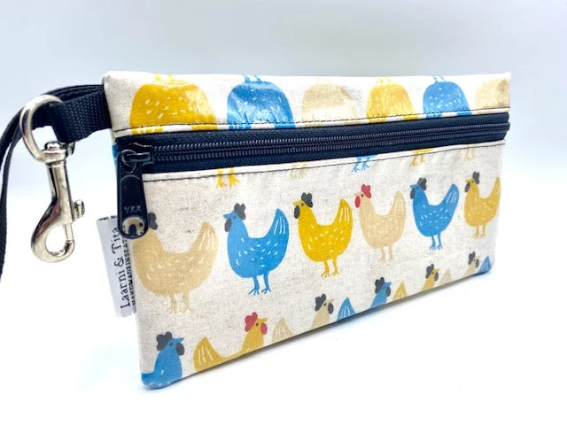 Large Wristlet in Chicken print Big Savings On Totes, Crossbody Bags, And More