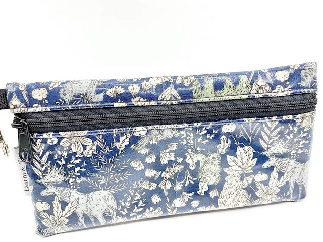Large Wristlet in Forest Animals Classic And Modern Handbags Now More Affordable
