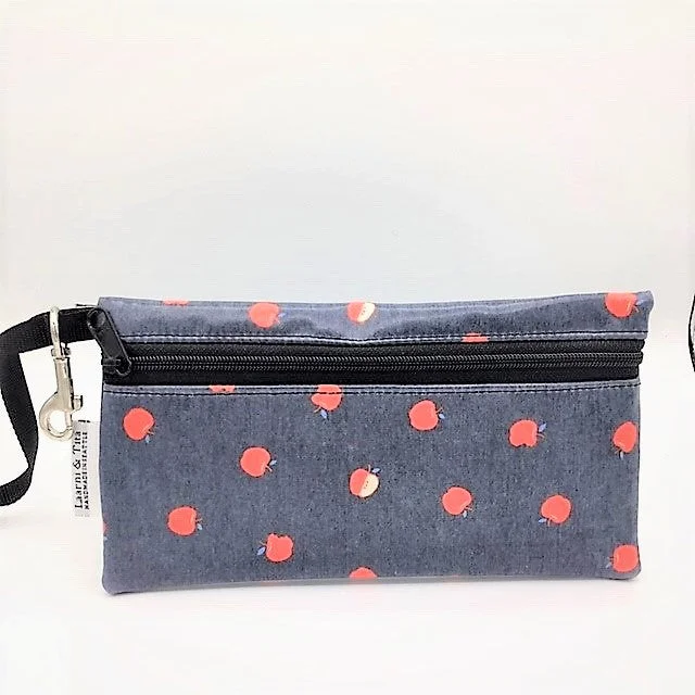 Large Wristlet in Red Apples Everyday Bags, Budget-Friendly