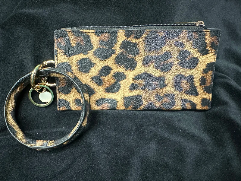 LEOPARD KEYCHAIN WRISTLET WITH WALLET Designer-Inspired Bags, Best Prices