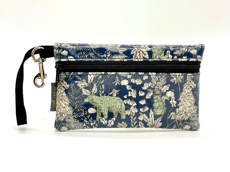 Medium Wristlet in Forest Animals Grab Stylish Bags Before They're Gone