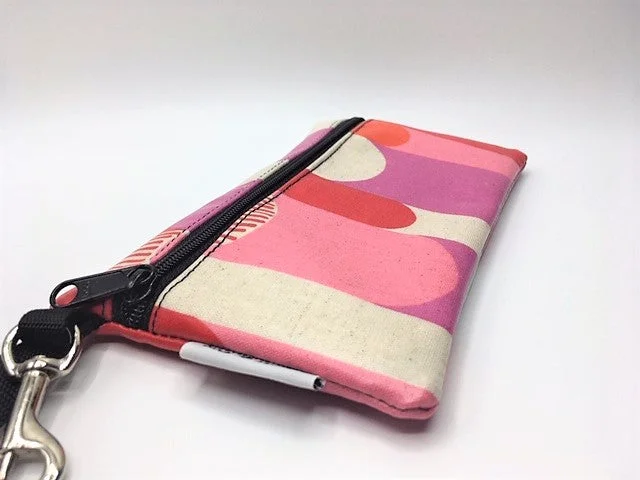 Medium Wristlet in Pink Shoulder Bags, Crossbody Bags, And More On Sale