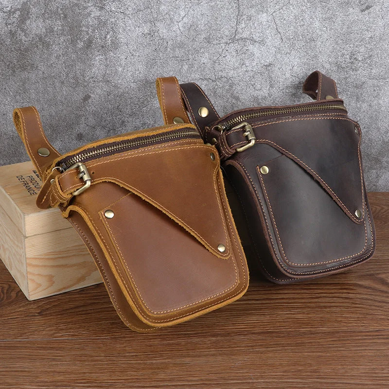 Handmade Leather Sling Bag Leather Fanny Pack Individuality Motorcycle Bag Leather Belt Bag Iconic Handbags At Unbeatable Prices Handmade Leather Sling Bag Leather Fanny Pack Individuality Motorcycle Bag Leather Belt Bag Iconic Handbags At Unbeatable Prices