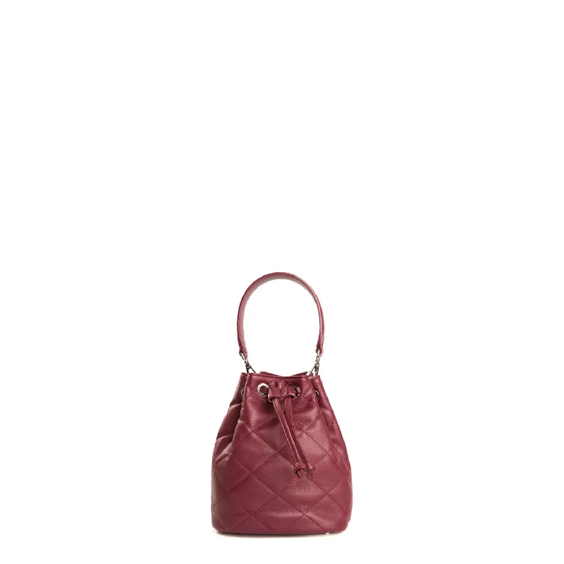 MINI BUCKET SOFIE BURGUNDY Your Perfect Bag At The Perfect Price