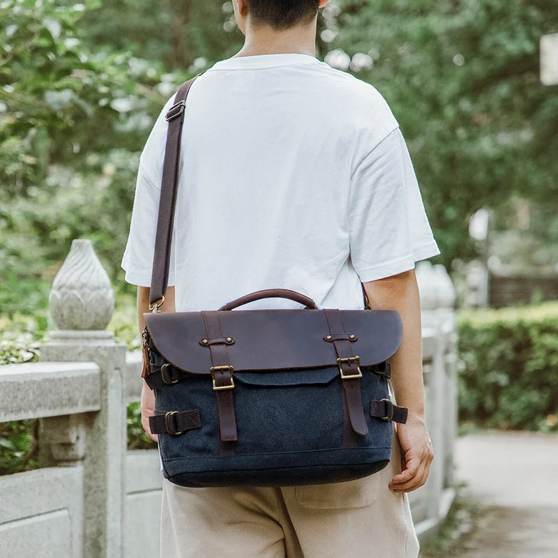 Waterproof Canvas Bag, Men's Briefcase , Leather laptop bag, Office shoulder bag, Best graduation gift Elegant Purses At Clearance Prices Waterproof Canvas Bag, Men's Briefcase , Leather laptop bag, Office shoulder bag, Best graduation gift Elegant Purses At Clearance Prices
