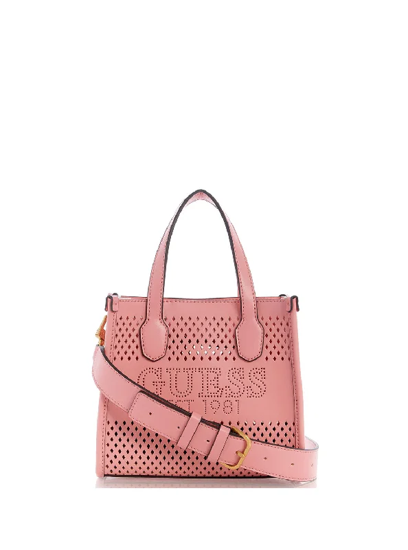 Pink Katey Perf Mini Tote Bag Best Handbag Sale Of The Season