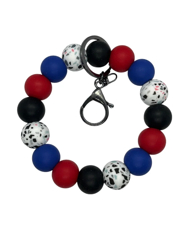 Red Blue Black Terrazzo