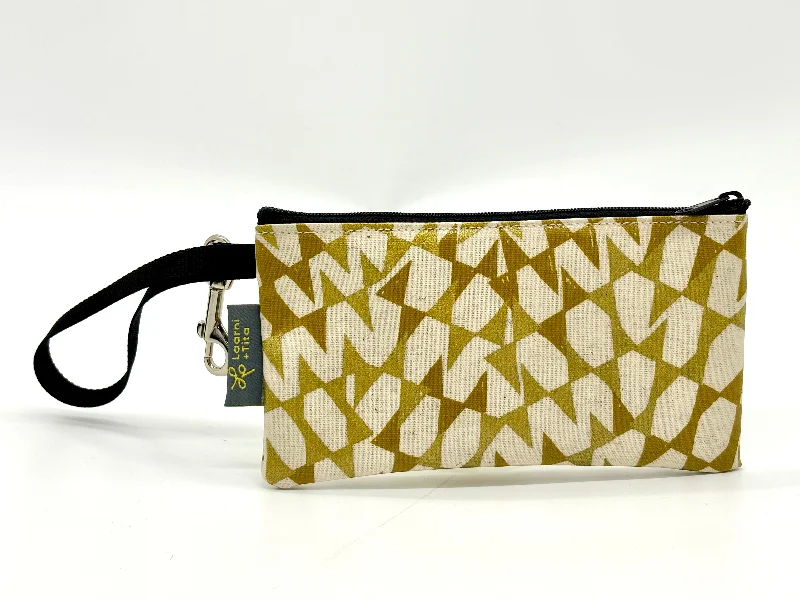Small Wristlet in Streamers Gold Luxury Bags, Budget Prices