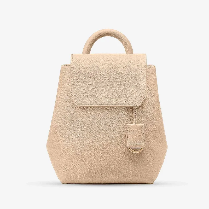 The Mini Soft Backpack - Saharan Nude Designer Bags, Low Prices