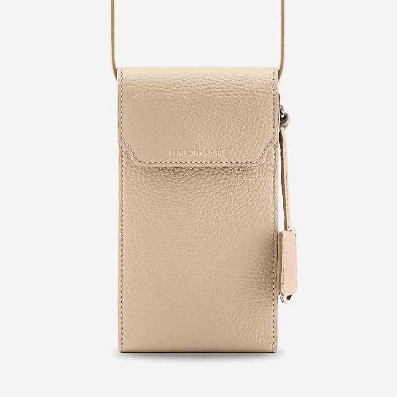The Phone Pouch - Saharan Nude The Best Handbag Offers Are Here